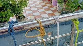 strong slip knot Vs draw hitch knot