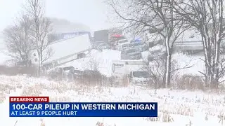 100-vehicle pileup crash closes highway in western Michigan: police