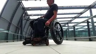 Wheelchair Luggage in use