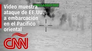 Video muestra destrucción de una nueva embarcación en el Pacífico oriental por parte de EE.UU.
