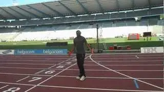 Yohan Blake & Kevin et Jonathan Borl&eacute;e - Training Session