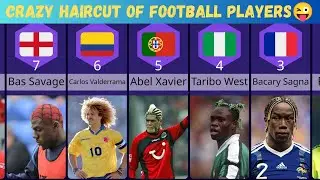 Soccer players hairstyles | crazy and funny 😂