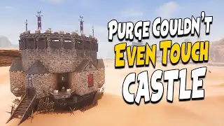 Open Top Round Castle | Purge Couldn't Even Touch Castle | CONAN EXILES