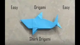 Easy steps to create a Shark Origami | Creatoscape