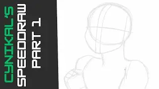Cynikal Paints | Fursona Speed Sketch | Part 1