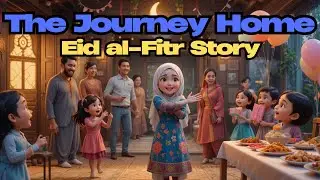 The Journey Home: A Heartwarming Eid al-Fitr Story Islamic Kids Story About Family & Gratitude Moral