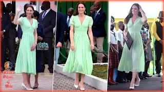 Catherine Shines In Fresh Mint Green Dress Steals People's Hearts With Her Stunning Summer Outfits