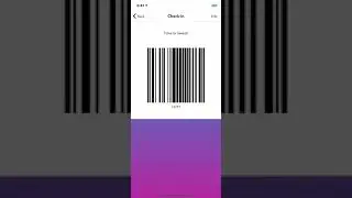 YMCA APP: Barcode