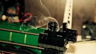 Most complete LEGO steam locomotive in the world (10194 Emerald Night)