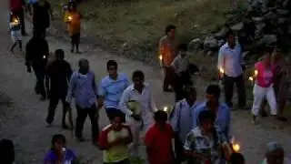 Chaucingo Procesión de la Virgen de Guadalupe en 2