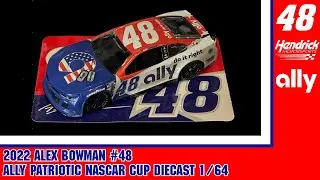 2022 Alex Bowman #48 Ally Salutes/Patriotic NASCAR Cup Series 1/64