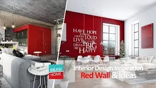 Interior Design Inspiration And Colours : Red Wall Style Ideas