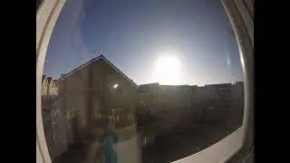 Sun Moving Timelapse in UK During Winter time
