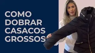 Como dobrar e guardar casacos de frio