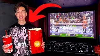 I Watched WWE ROYAL RUMBLE in a MOVIE THEATRE! 
