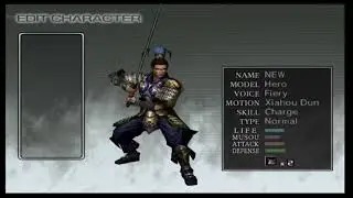 Shark Character Creation (Dynasty Warriors 4 Empires)