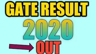GATE RESULT 2020