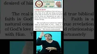 DAILY DEVOTION  FOR THE DEAF  (ASL) Bible EDUCATION in AMERICAN Sign Language (ASL)