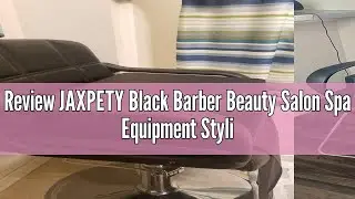 Review JAXPETY Black Barber Beauty Salon Spa Equipment Styling Chair Child Booster Seat Cushion