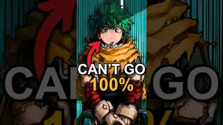 Deku never used 100% of One For All in My Hero Academia #myheroacademiaseason8