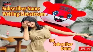 Writing subscribe name on board #livestream #live #subscribe #games 