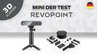 Revopoint Mini 3D-Scanner im Test - Lieferumfang, Scannen, Drehteller, ... - Deutsch OKM3D
