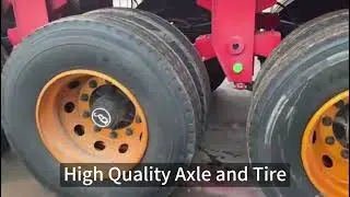 3 Axle Flatbed Semi Trailer