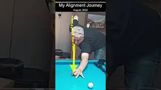 Pool Stance Alignment #shorts #pool #alignment #stroke #elbow #head #ShortstopOnPool