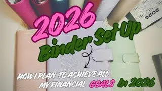 2026 BINDER Set Up | Savings Challenges | Sinking Funds | Budgeting | Expense Tracking 