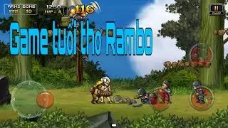 Trở Về Tuổi Thơ Với Game Rambo Tr&ecirc;n Điện Thoại |Soldier Shooter Android Gameplay Offline
