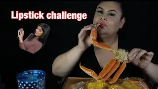 💥 Don&rsquo;t Ruin Your Lipstick Challenge @cyntnmo #candragiles #lipstickchallange #Seafoodboil
