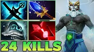24 Kills Zeus Dota 2 Mid Lane 7.39 Meta !! Zeus Dota 2 Guide Gameplay Carry Support 7.40