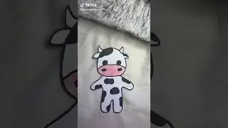 meet milkshake the cow! #fyp #foryou #cow #papercow #paperanimals