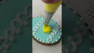 Easter Egg Cookie Decorating #cookiedecoration