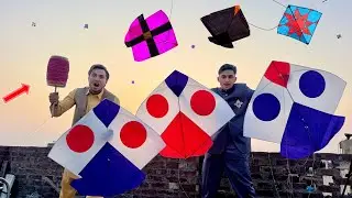 Big Pink Door With Eyes ColorsFul Kite Flying | Kite Catch | Basant 2nd Day