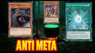 Ygopro MDPRO3 Uncut Stunning Morganite Deck!Morgana the Witch of Eyes,Guilt Gripping Morganite, DUAD