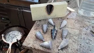 COMO HACER PLOMOS DE PESCA EN CASA