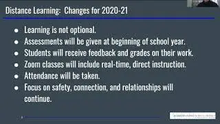 Alameda Unified School District: Staff and Community Update 073120