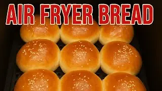 Homemade Burger Buns in Air Fryer 🔥 | Soft & Fresh Dinner Rolls 🍔✨