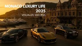 Monaco Billionaire Lifestyle 2025 💎 | Luxury Life Motivation | Visualize Success & Wealth