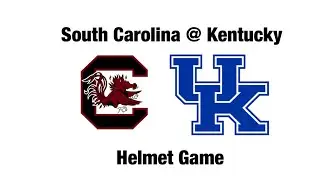 South Carolina @ Kentucky Mini Helmet Football Game