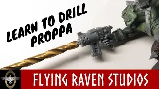 How to drill a barrel with a Pin vice / Twist drill