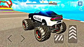 Monster Truck Mega Ramp Extreme Racing | Impossible GT Car Stunts Driving | Gadi Game | Android Game