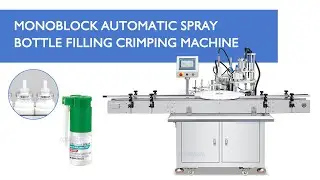 How to Use ZS-AFC9 Monoblock Aluminium Dropper Bottle Spray Bottle Filling and Cap Crimping Machine