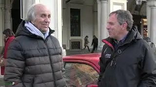 Maurizio Verini - RALLY DI MONTECARLO HISTORIQUE - 2023 - Fiat X1/9 Intervista prima della partenza.