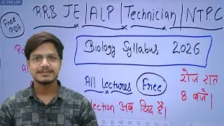 1. Biology Syllabus for all Competitive Exams | Biology syllabus for railway exam | rrb alp biology