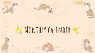 🌻🌼March monthly calendar painting 🌼🌻