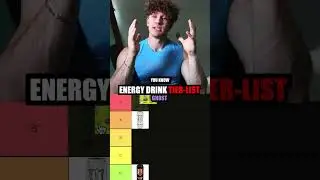 ENERGY DRINK TIER LIST #gymmotivation #bodybuilder #fitness #energydrink #preworkout #thegym #fit