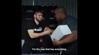 Khabib Accepted UFC Honor Submission of The Year Award (with DC)