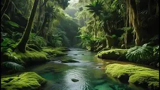 Morning Forest Sounds helps Reduce Anxiety, Birds Chirping with Forest Stream Sounds,Nature Sounds 3